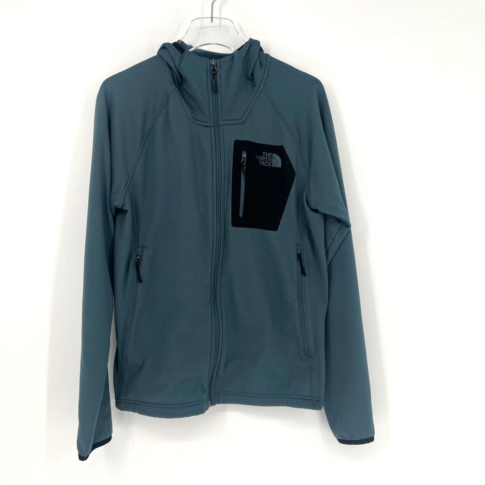 The North‎ Face Borod Hooded Mens M Full-Zip Hoodie Blue Outdoor Hiking